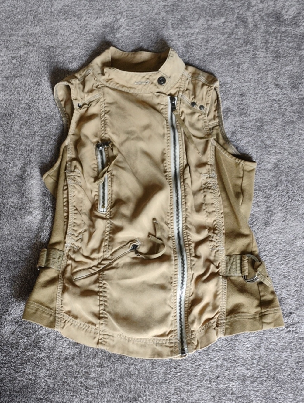 Peyton Jensen Utility Vest Upcycled Dyed
